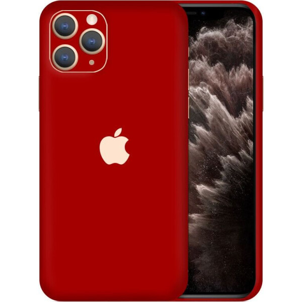 

Виниловая наклейка для iPhone 11 pro красный (матовый) InStick