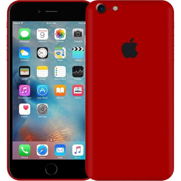

Виниловая наклейка для iPhone 6S красный (матовый) InStick