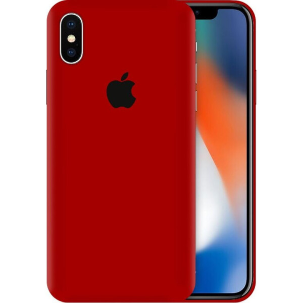 

Виниловая наклейка для iPhone XS красный (матовый) InStick
