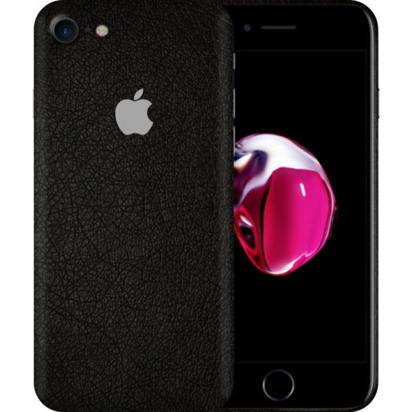 

Виниловая наклейка для iPhone 7 черный (кожа) InStick