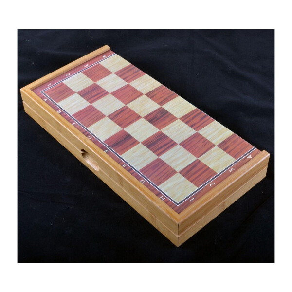 

Игровой набор 3в1 нарды шахматы и шашки (39х39 см) Гранд Презент 409
