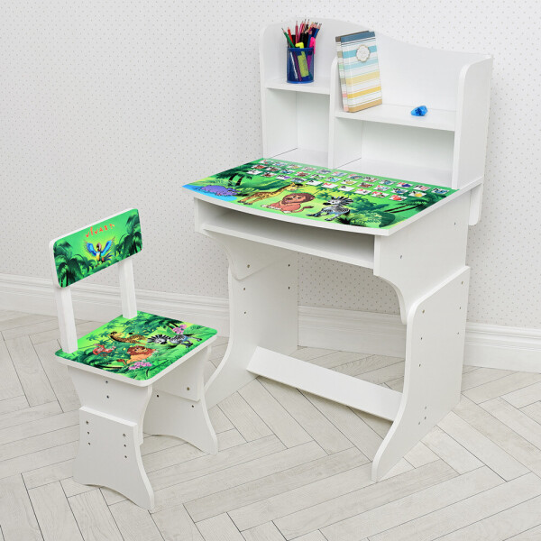 

Парта Bambi Джунгли 904-5(RU) White / Green (904-5(RU))