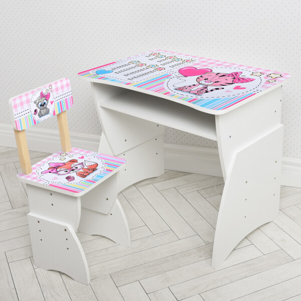 

Парта со стульчиком Bambi Лисенок 905-104 Pink (905-104)