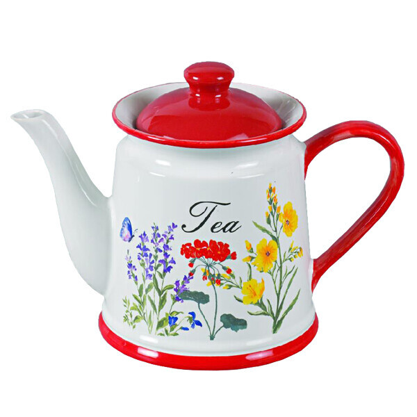 

Заварочный чайник Maestro Flora 800 мл White / Red (MR-20008-08)