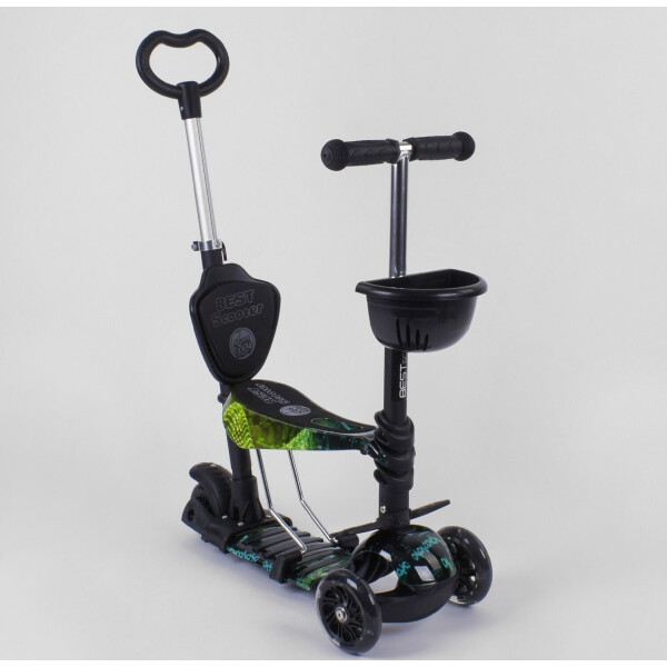 

Самокат 5 в 1 Best Scooter 10999 Black / green / blue (10999)