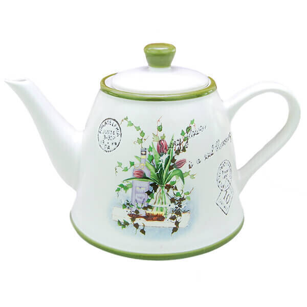 

Заварочный чайник Maestro Полевая фантазия 800 мл White / Green (MR-20065-08)
