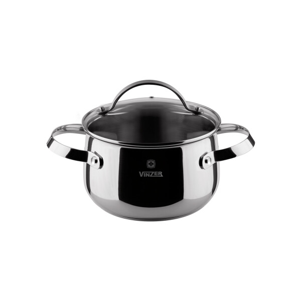 

Кастрюля нержавеющая Vinzer Culinaire series с крышкой 18 см 2.4 л (89166)