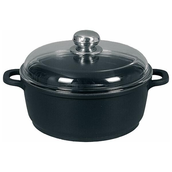 

Кастрюля Maestro с крышкой 24 см 4 л Black (MR-4624C)