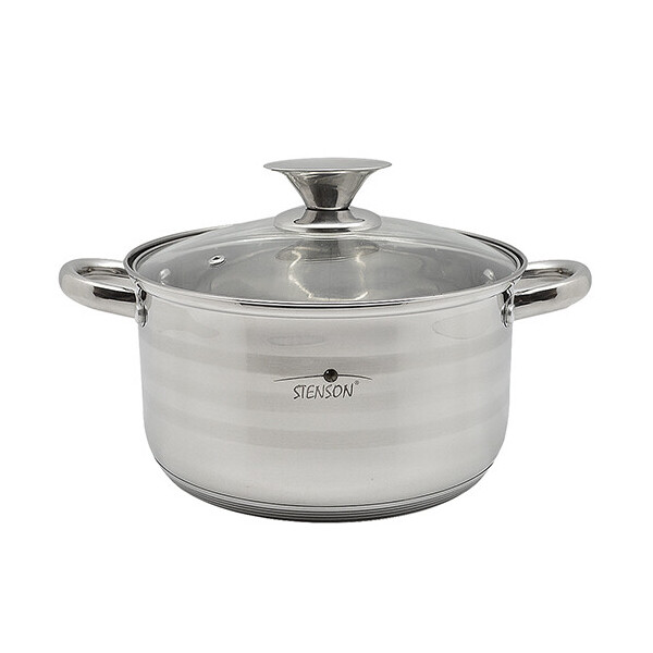 

Кастрюля Stenson Line со стеклянной крышкой 20 см 3,6 л (MH-2981)