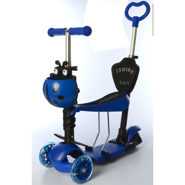 

Самокат 5 в 1 iTrike Maxi JR 3-068-DBL Dark Blue (JR 3-068-DBL)