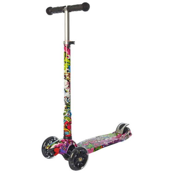 

Самокат iTrike JR 3-055-WP5 Black / Green / Pink (JR 3-055-WP)