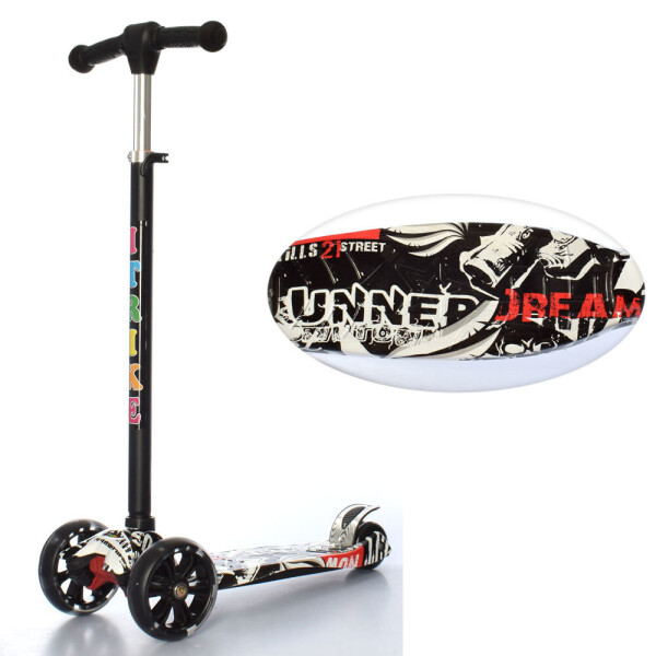 

Самокат Scooter MAXI JR 3-060-23-WP3 Black / White (JR 3-060-23-WP3)