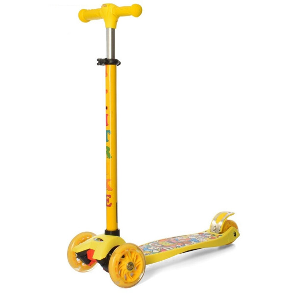 

Самокат с фарой iTrike Maxi JR 3-055-Y-L Yellow (JR 3-055-Y-L)
