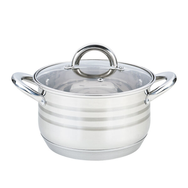 

Кастрюля нержавеющая Maestro с крышкой 20 см 3,9 л Steel (MR-3513-20)
