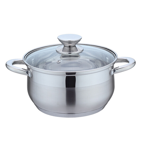 

Кастрюля нержавеющая Maestro с крышкой 24 см 4.5 л Steel (MR-3515-24)