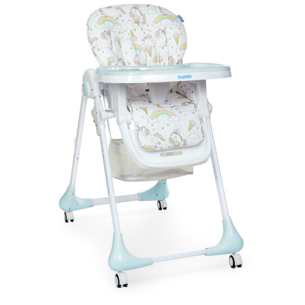 

Стульчик для кормления Bambi New M 3233 Unicorn Mint (M 3233)