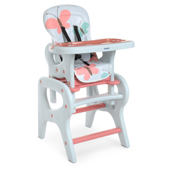 

Стульчик для кормления Bambi M 0816 Butterfly Pink (M 0816)