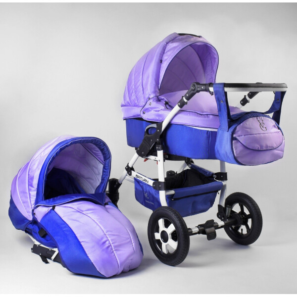 

Универсальная коляска 2 в 1 Victoria Gold Saturn 3 0140-С47 Blue / Lilac (0140-С47)