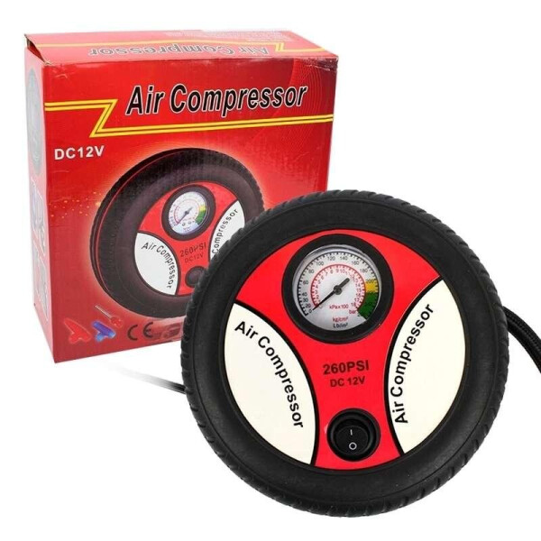 

Автомобильный компрессор для быстрой подкачки колес Air Compressor Электрический насос автомобильный 12В