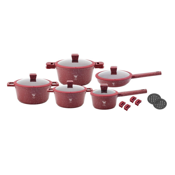 

Набор Кастрюль Top Kitchen TK00019 из 5 ёмкостей бордо