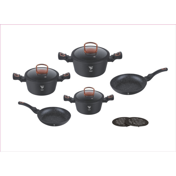 

Набор Кастрюль Top Kitchen TK00012 из 4 предметов чёрный с красным