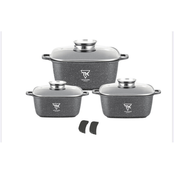

Набор Кастрюль Top Kitchen TK00025 из 3 предметов тёмно-серый