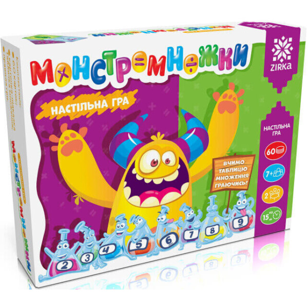 

Настольная игра Звезда Монстромножкы Таблица умножения играя (119325)