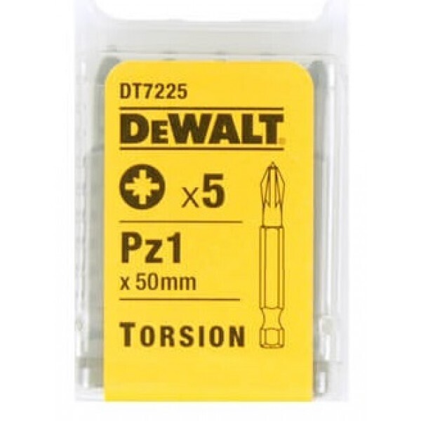 

Биты торсионные Extra Grip Pz1 DeWalt 50 мм 5 шт (DT7225)
