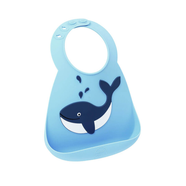

Силиконовый нагрудник Make My Day Baby Bib make a splash голубой (BB126)