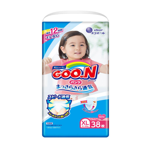 

Подгузники трусики Goo.N для девочек размер XL (843099)