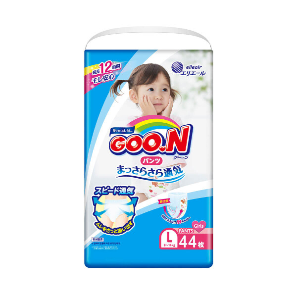 

Подгузники трусики Goo.N для девочек размер L (843096)