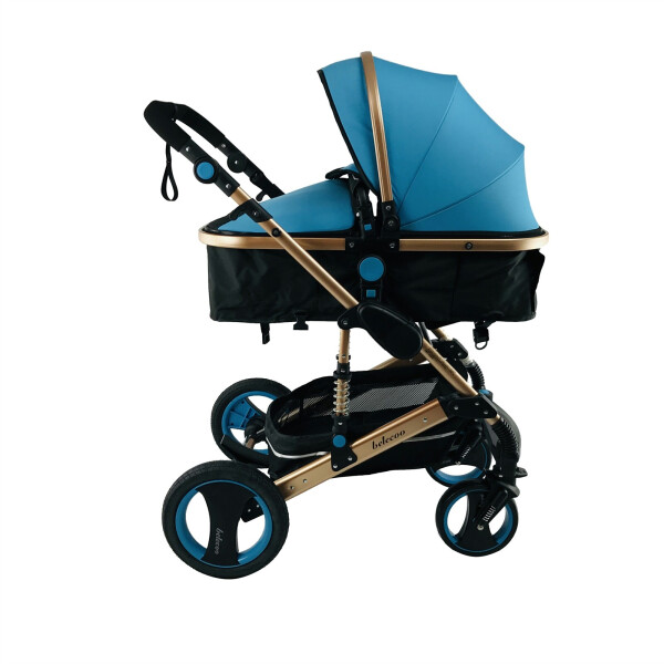 

Коляска Belecoo 535 2 в 1 Голубая