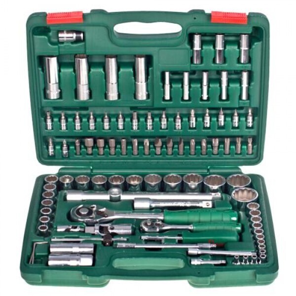 

HANS. Набор торц. головок 1/4"DR4-14мм и 1/2"DR10-32 мм,94 предм.(6гран.) (TK-94)