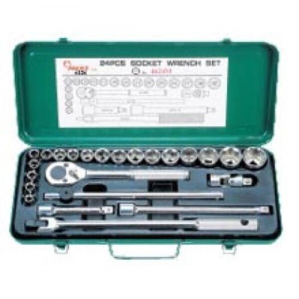 

HANS. Набор торцевых головок 1/2" 8-32мм 24 пр (4624М)