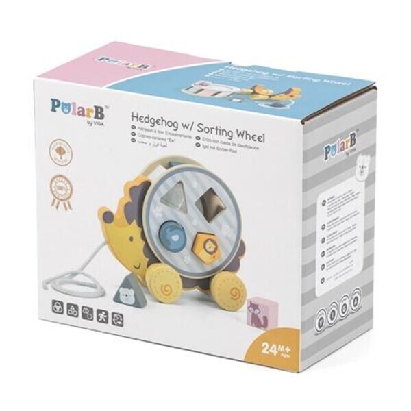 

Каталка сортер Viga Toys PolarB Ежик (44025)