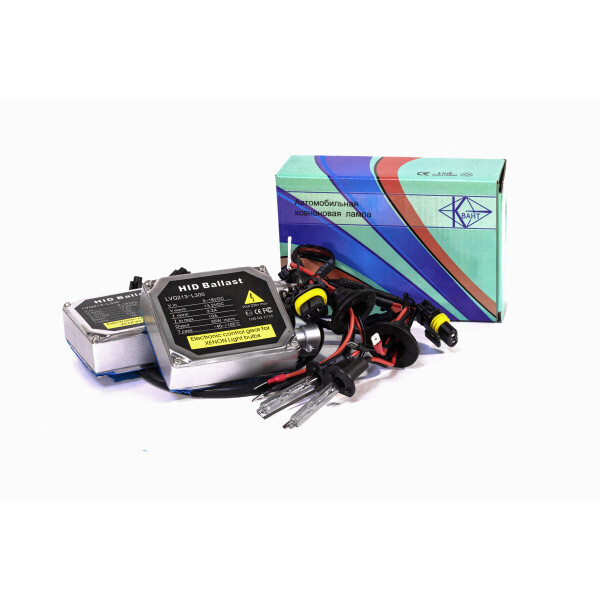 

Комплект ксенона H1 6000К 12v с блоками Standart AC. КВАНТ