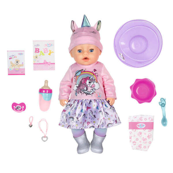 

Кукла Zapf Creation Baby Born Нежные объятия Очаровательный Единорог с аксессуарами 43 см (831311)
