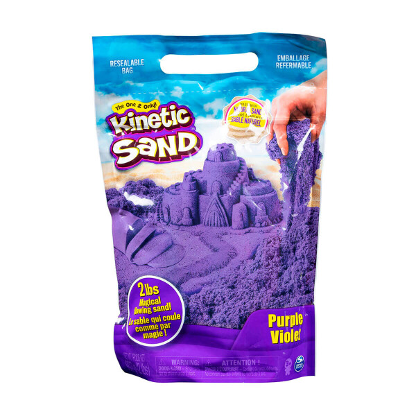 

Кинетический песок Kinetic Sand Colour фиолетовый 907 г (71453P)