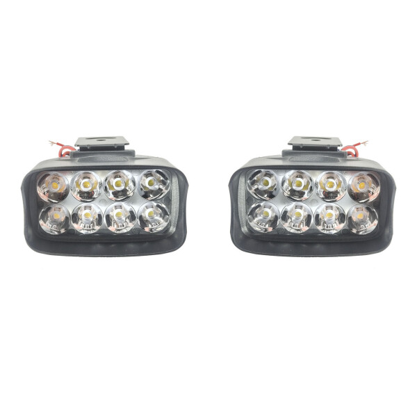 

Комплект светодиодных фар по 8 диодов каждая! LED фары L-21. Пр-Корея.