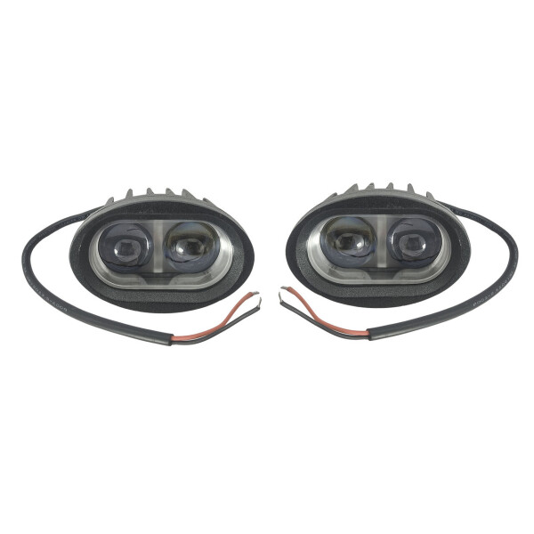 

Комплект LED фар "СОВА" с линзами, мощные светодиодные фары. LKT-MT-015 Пр-Корея.