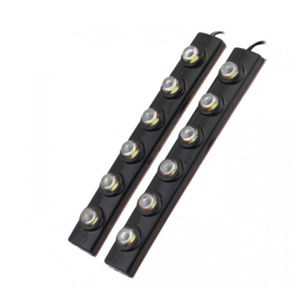 

Гибкие дневные ходовые огни LED ДХО 1202-6, Черный LED-1001