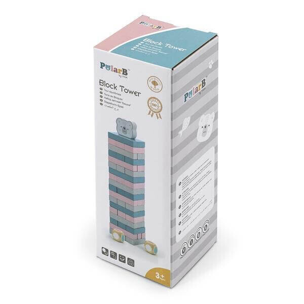 

Деревянная настольная игра Viga Toys PolarB Дженга (44011)