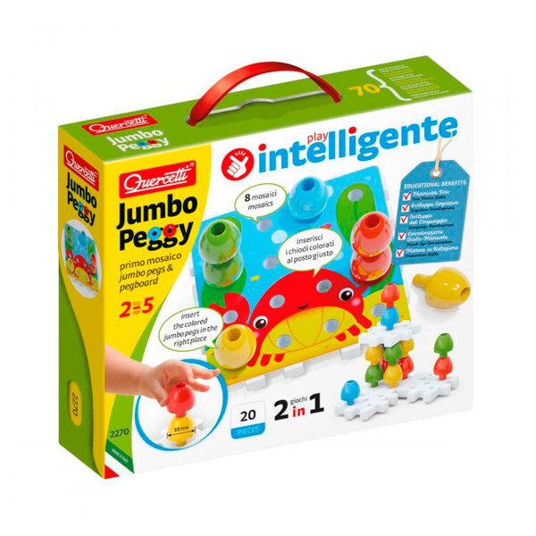 

Мозаика Quercetti Джамбо Пегги 16 деталей (2270-Q)