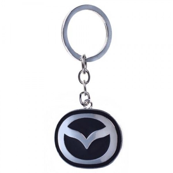 

Брелок металлический цветной на цепочке MAZDA CN односторонний (металл цветн. MZ CN)