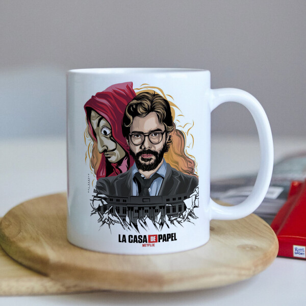 

Оригинальная чашка с сериала "Бумажный дом" (ART_313)