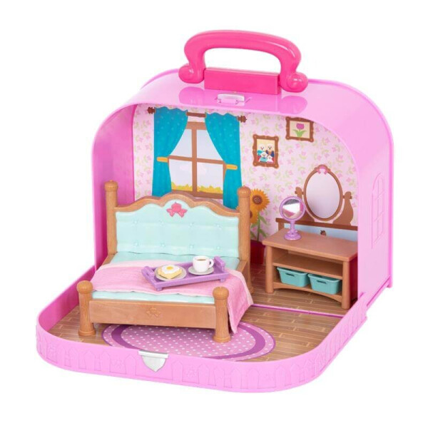 

Игровой набор Branford Li'l Woodzeez Кейс Спальня с аксессуарами фиолетовый (WZ6598Z)