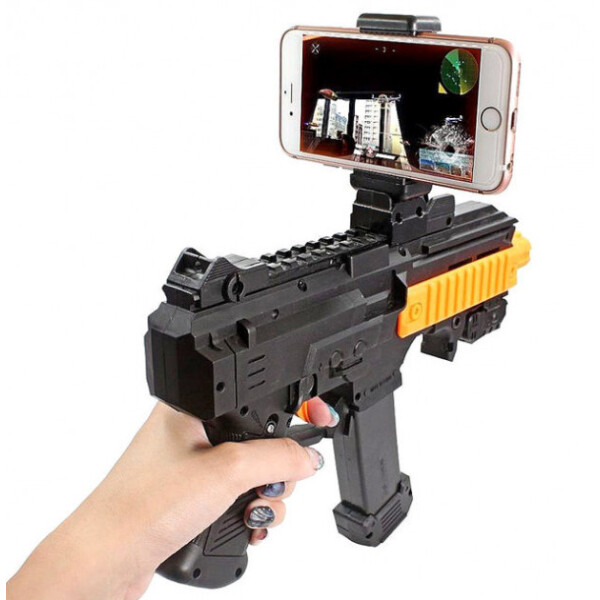 

Игровой автомат виртуальной реальности AR Game оружие VR Gun Bluetooth гаджет Черный + крепления для смартфона (589589 ММ)