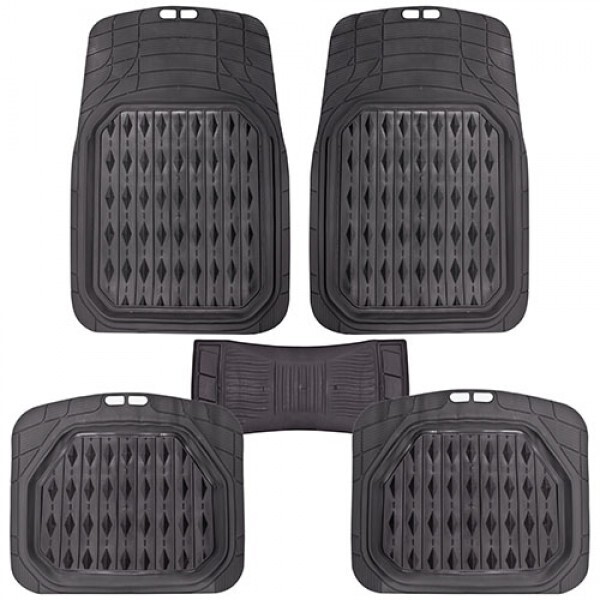 

Коврики PVC КУ-16049 BK 5шт./компл. черные 75x52 52x47 50х23 (КУ-16049 BK)
