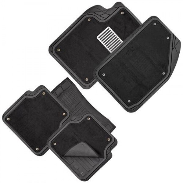 

Коврики PVC съемный войлок КУ-16044 BK 5шт./компл. черные 74x50 47x50 23x50 м/п (КУ-16044 BK)