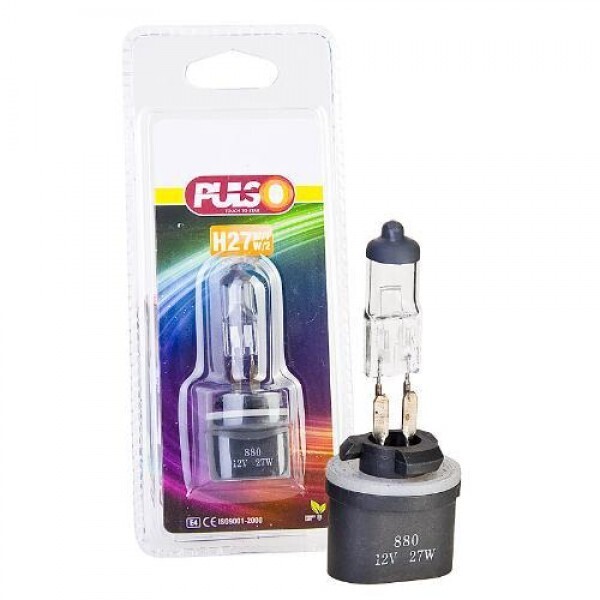 

Лампа PULSO/галогенная H27W/1-880/PG13 12v27w/clear/блистер (LP-27880)
